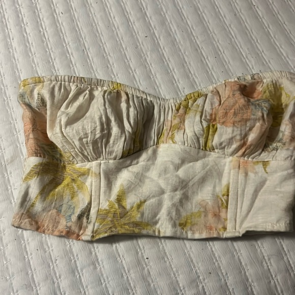 Tops - American eagle floral crop top